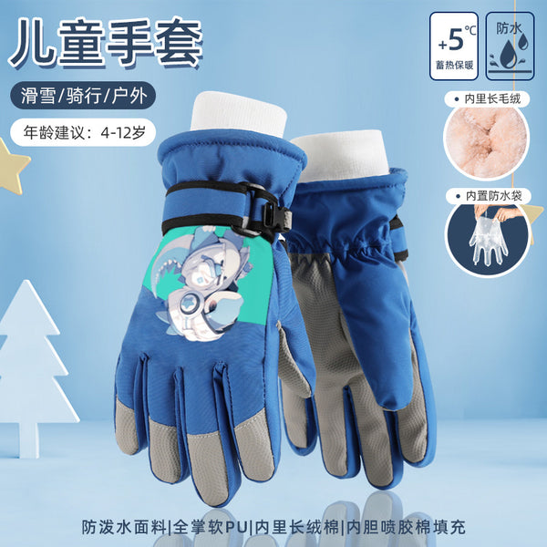 Children's Ski Gloves Children's Gloves Children's Warm Gloves Waterproof Children's Winter Gloves Play Snow Gloves Wholesale
