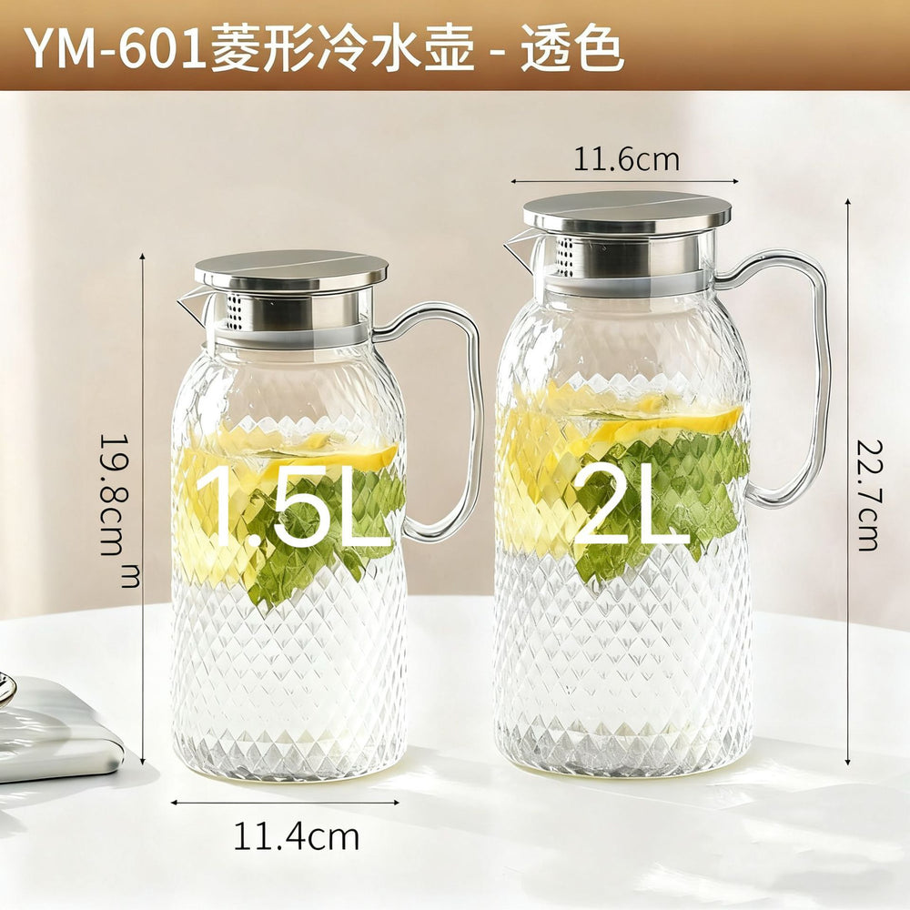 Acrylic pc water pitcher - large capacity cold water dispenser - premium home tea pot - commercial juice pitcher - water dispenser set