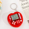 Mini arcade game keychain - tetris handheld retro puzzle toy