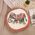 Ethnic style futon cushion meditation meditation floor pillow thickened round balcony window sill floor tatami seat