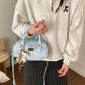 New korean style bowling bag for women - spring's hottest, high-value shoulder bag, handbag, trendy & versatile commuter crossbody bag