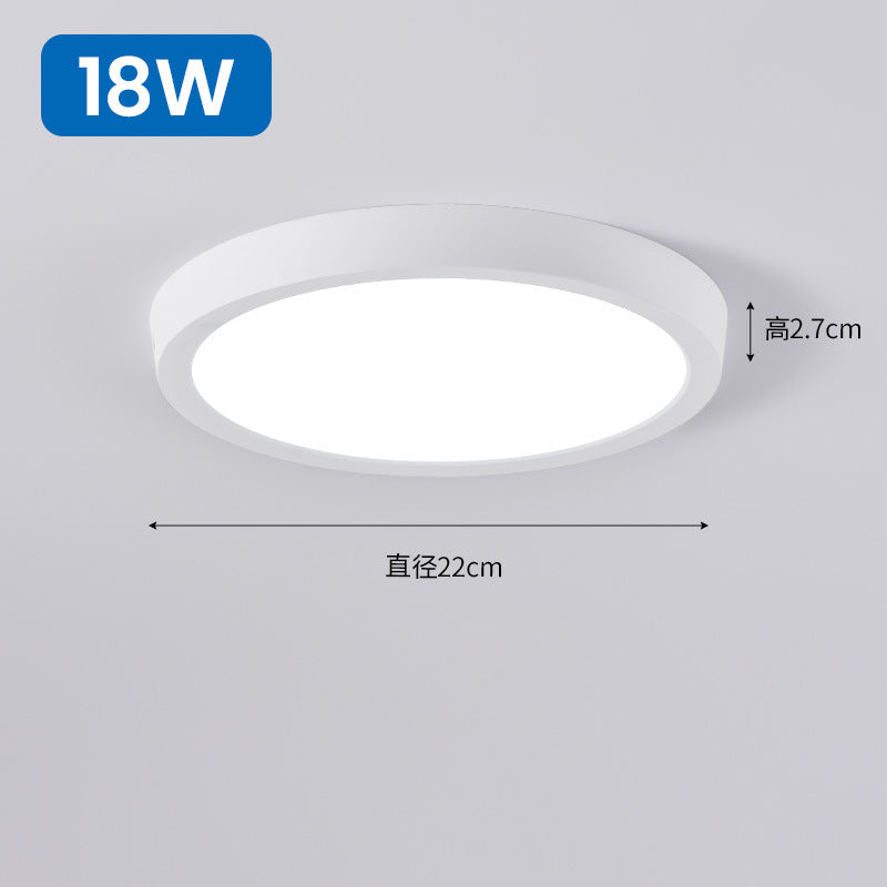 [Strict selection] Aisle light, corridor bedroom LED three-proof ceiling light, modern simple bathroom waterproof balcony light
