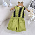 Kids' lightweight overalls: summer shorts for toddlers (ages 1-6) - stylish 5-inch shorts for boys and girls