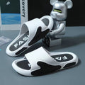 New men's summer slippers: trendy, thick-soled, "cloud-like" comfort for indoor, bath, and outdoor wear - 2024 collection