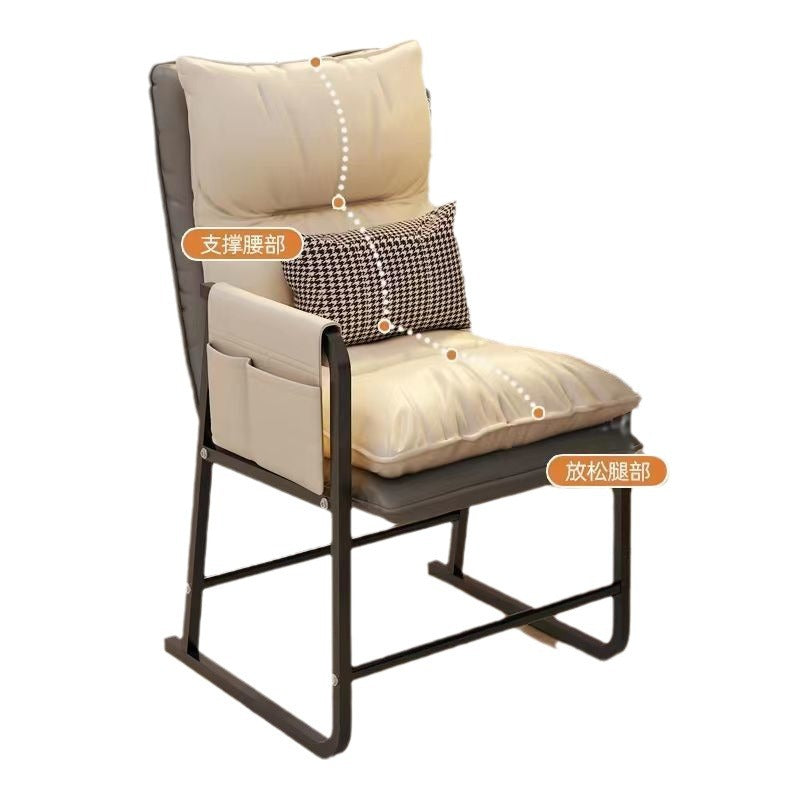 Computer chair for homeplaid long sitting back chair office nap reclining dormitory seat lazy sofa chair gaming chair
