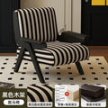 Single seater sofa chair french antique style solid wood lazy living room balcony casual chair zebra designer