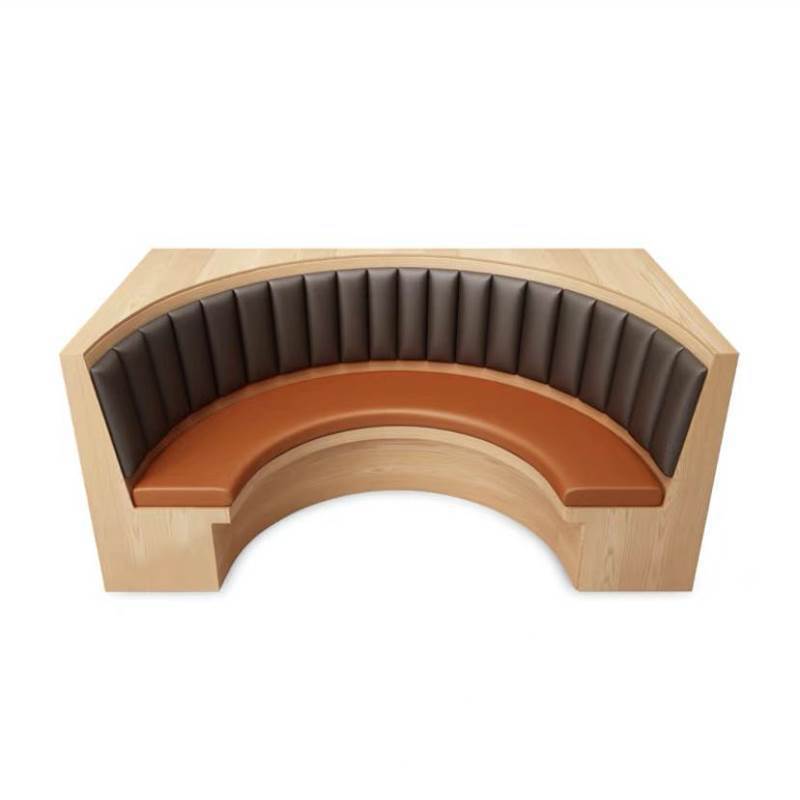 Customized tea house restaurant sofa booth cafe milk tea shop barbecue shop hot pot shop booth table and chair ktv sofa