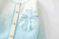 Girls' cardigan elsa princess outerwear sweater set