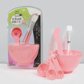 Zhiwei 6-piece suit bowl large beauty mask tool bowl stick brush spoon suit plastic mask bowl mask brush
