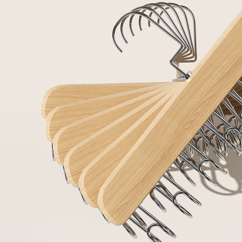 Sling hanger wooden sling hook bold bag storage multi-functional hook tie vest underwear hanger