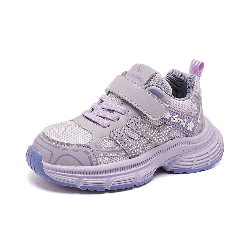2025 autumn new sports shoes boys breathable running shoes girls fashion versatile casual sports shoes children's shoes