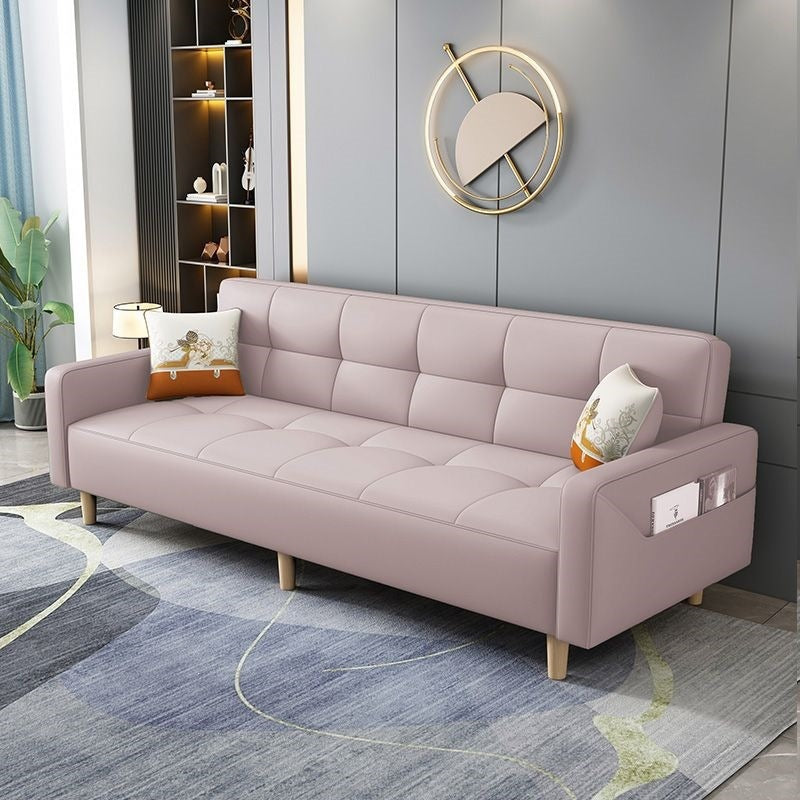 Folding sofa bed - new  model for small living rooms, apartments, and rental properties - 2-in-1 design