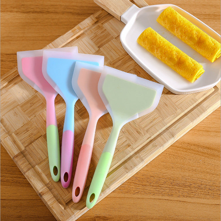 Manufacturer wholesale silicone spatula non-stick pan special spatula tamagoyaki silicone cooking spatula thick egg spatula frying pan spatula