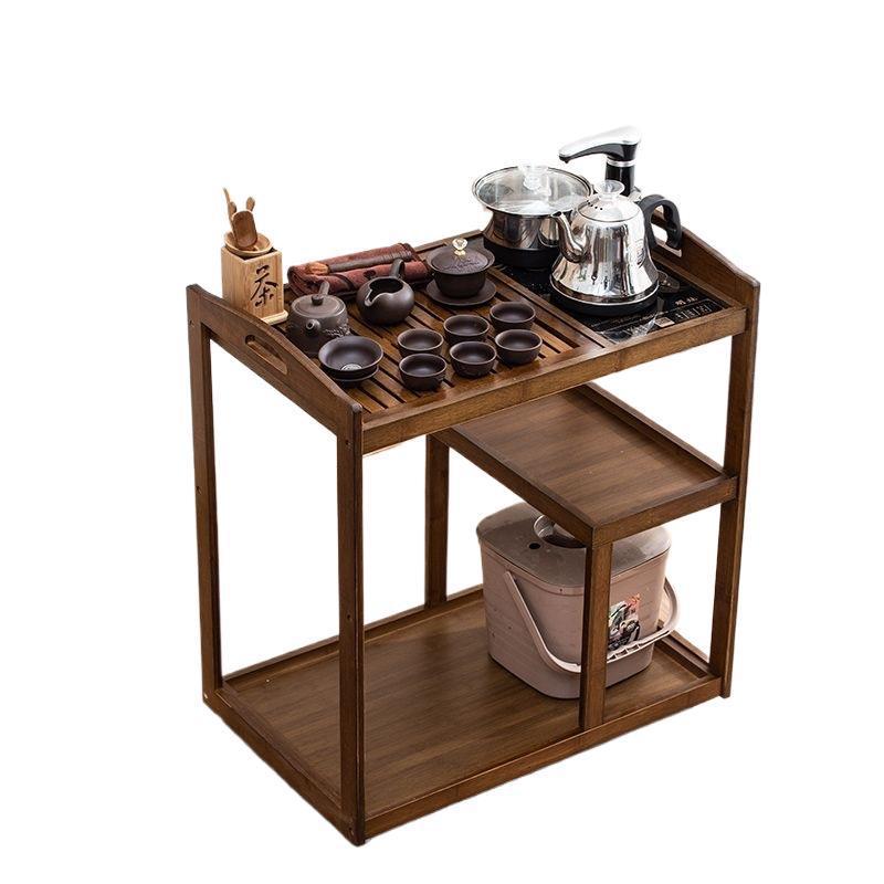 Mobile tea cart tea table home living room tea cabinet multifunctional integrated water dispenser tea tray set modern minimalist tea set