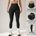 seamless sand-washed yoga pants, high-waisted butt-lifting leggings, running and fitness compression pants, base layer leggings