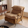 Leisure chair living room sofa chair balcony single chair italian normcorecasual chair first layer cowhide down soft chair