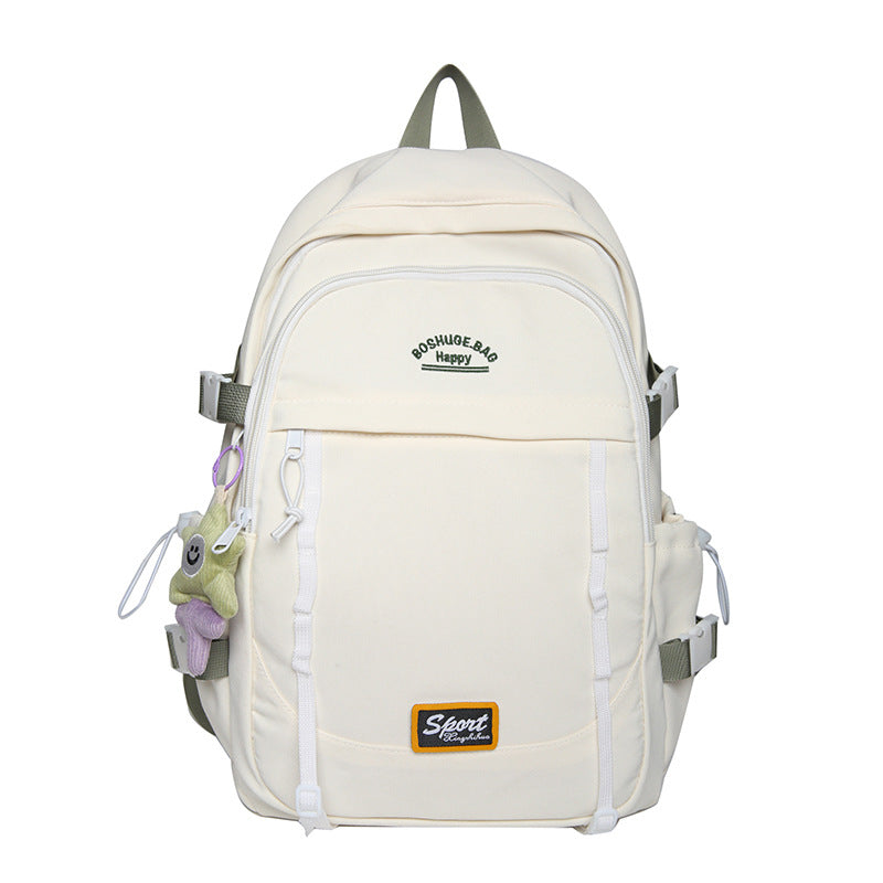 New large-capacity leisure backpack, universal and durable backpack for junior high school students and high school students