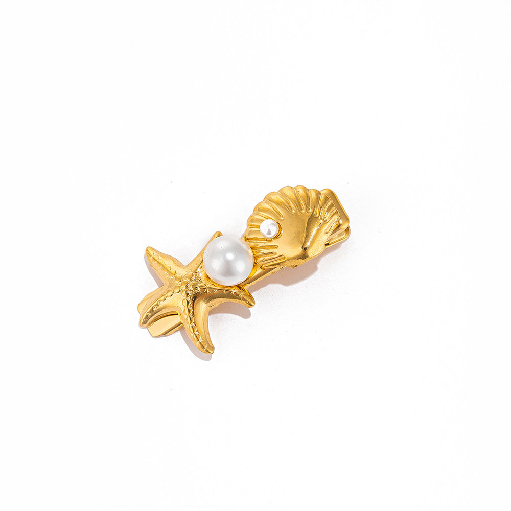 Diy hair accessories wholesale fashion cross-border jewelry niche stylestarpersonalized star flower bridal headwear women's hairpin one-word clip