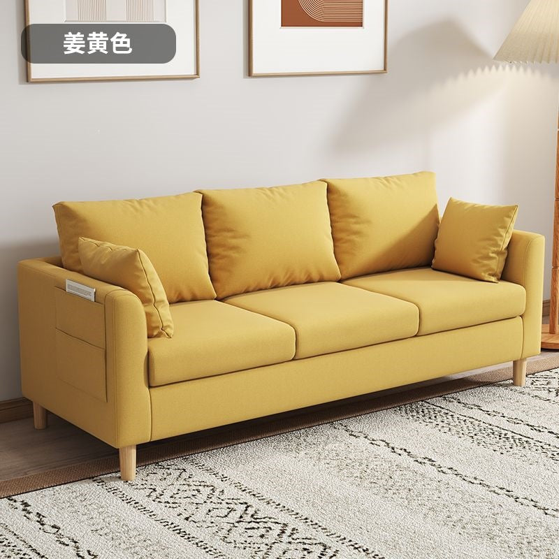 Bedroom double sofa small apartment scandinaviancasual modern economical rental house living room popular small sofa