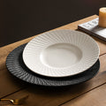 Nordic rock texture ceramic steak plate - premium ceramic tableware for restaurants and hotels