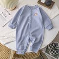 Newborn baby german velvet romper - striped bodysuit, seamless crawling suit, autumn/winter warm sleepwear for infants