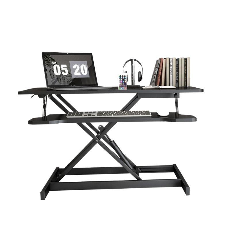 Computer elevated stand computer monitor desktop foldable bracket laptop stand office desk hydraulic start adjustable