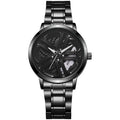 New arrivalmenrotate wheel stereocut out car modification gift watch middle southeast asia men's watch quartz watch