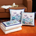 Two-in-one throw pillow and blanket, perfect for all seasons. use it as a plush cushion, office nap pillow, car air conditioning blanket, or a cozy sleeping pillow