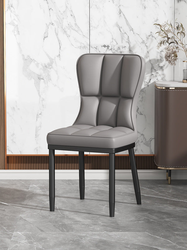 Scandinavian modern casual dining table and chairsaccessible luxury dining chairfor home soft bag casual restaurant back chair commercial hotel stool