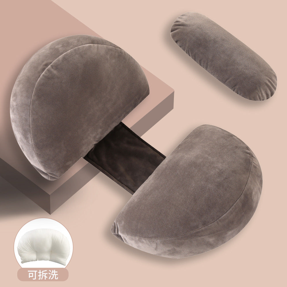 Pregnancy pillow - multi-functional support for side sleepers: u-shaped pillow for back, waist, and belly support - perfect for relaxation and comfort