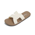 Summer new arrival: cross-strap everyday beach sandals - trendy, versatile, lightweight, and stylish beach slippers for women
