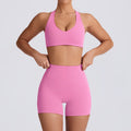 New arrival cross-border sports intimates sling nude yoga clothes outdoor fitness quick-drying yoga pants yoga clothes suit for women