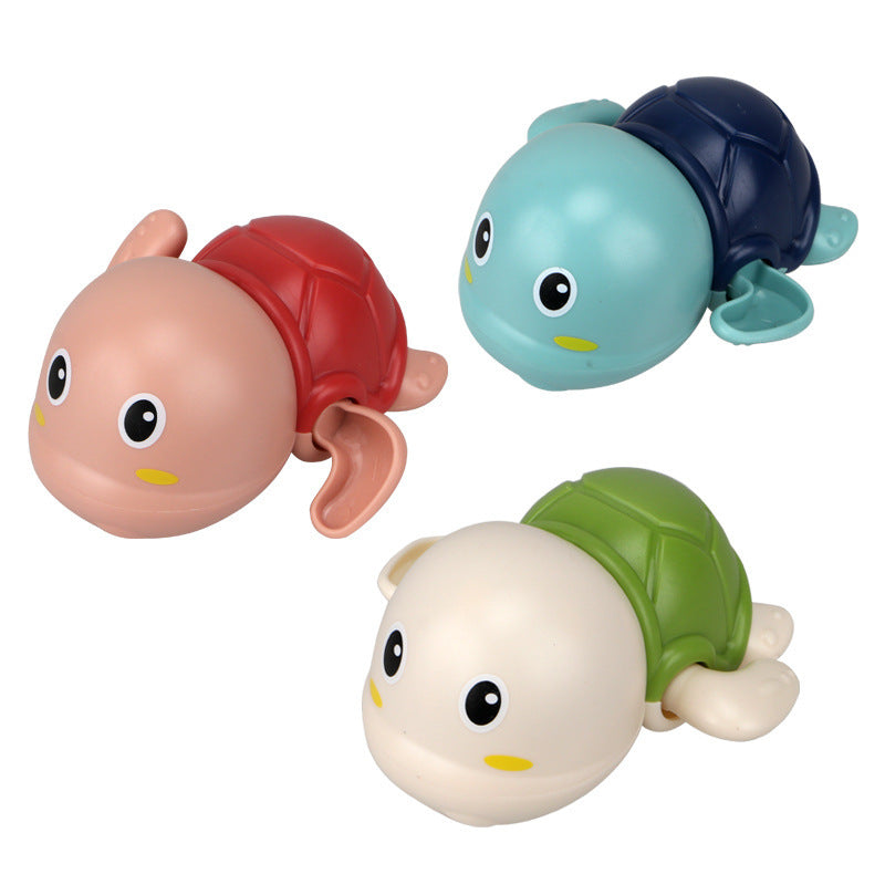 Tiktok viral kids' bath toys - wind-up baby turtle for swimming, bathing, and playtime - perfect for market stalls!