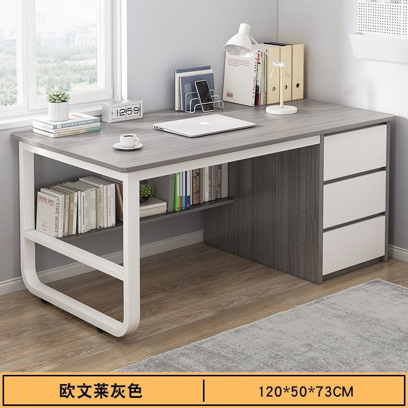 Desk computer desk desktop casualfor home student with drawer writing desk bedroom writing desk office storage desk