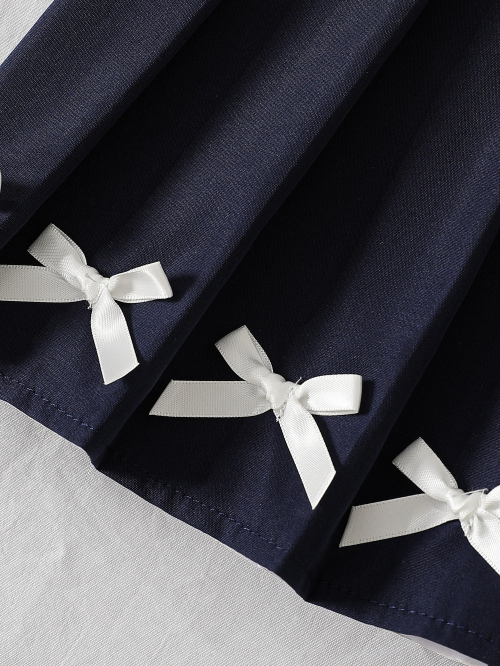 spring/summer new arrival: cross-border girls' polo shirt with bow + a-line pleated skirt two-piece set