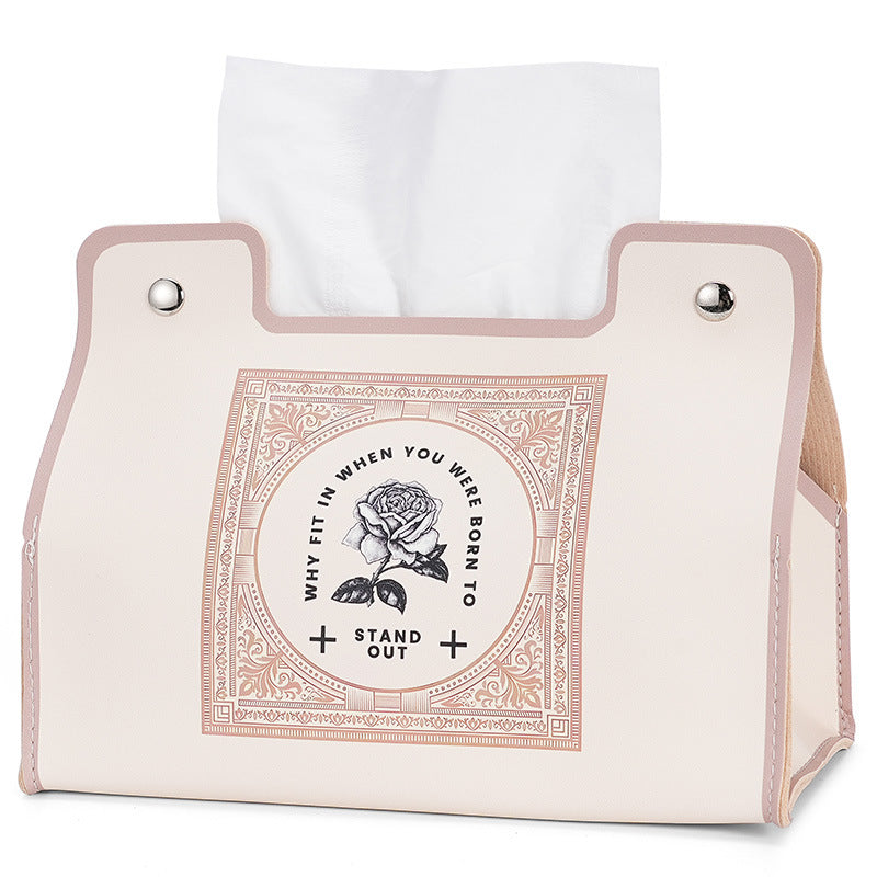 Retro French light luxury pumping carton home living room storage tissue box creative car high value fashion roll box