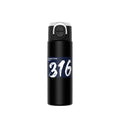 316 stainless steel vacuum insulated tumbler - large capacity, dual-drink, pop-up straw, portable water bottle for students (men & women)