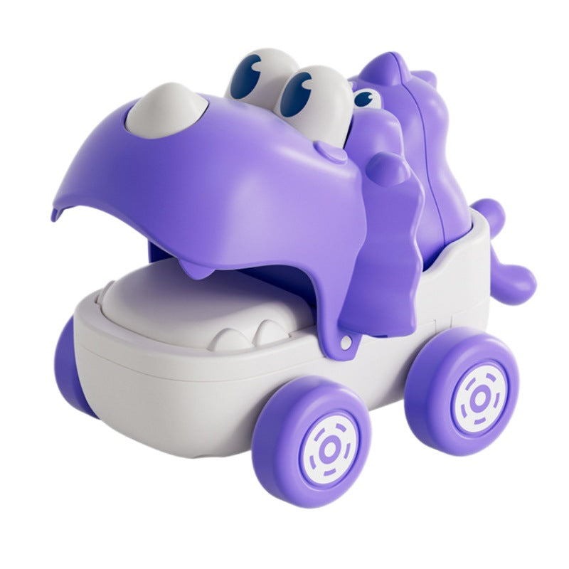 Infant and toddler 0-3 years old early education attracts learning to crawl and pull string animals q cute dinosaur shark scooter kids winding toys
