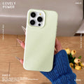 Skin-feeling solid color glutinous rice shell suitable for apple 18promax anti-fall mobile phone case iphone17 all-inclusive protective cover 15