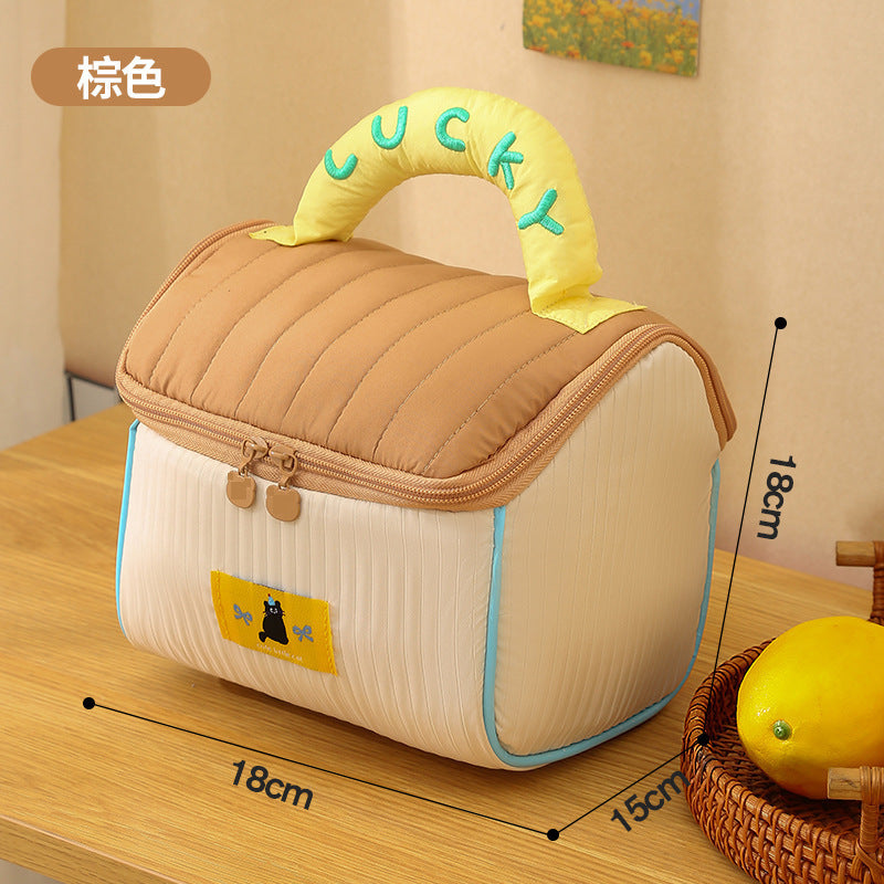 Cosmetic bag large capacity classy cute house bag toiletry bag travel storage portable cosmetics storage bag