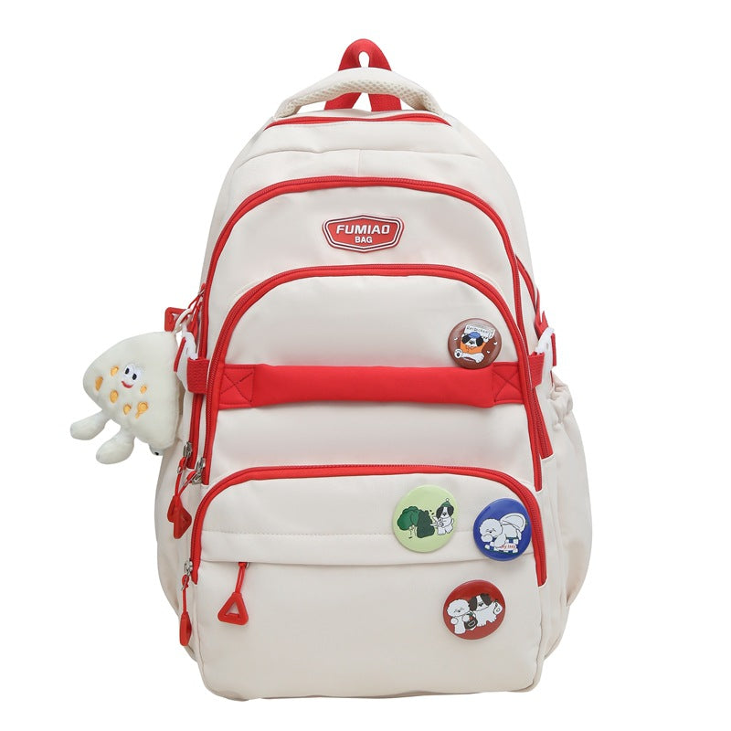 School bag ins wind girl cute Korean version of high school students, junior high school students, primary school students, grades 3 to 5 and 6, backpack