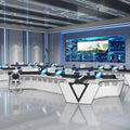 Saint li operation console console paint technology command console control room monitoring console multi-slot computer desk