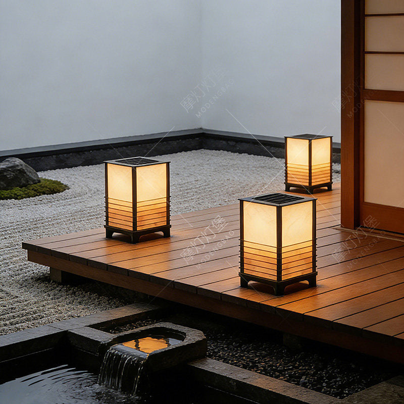 Solar powered outdoor garden lights - perfect for b&bs, patios, landscaping, pools, walkways, and lawns - waterproof design