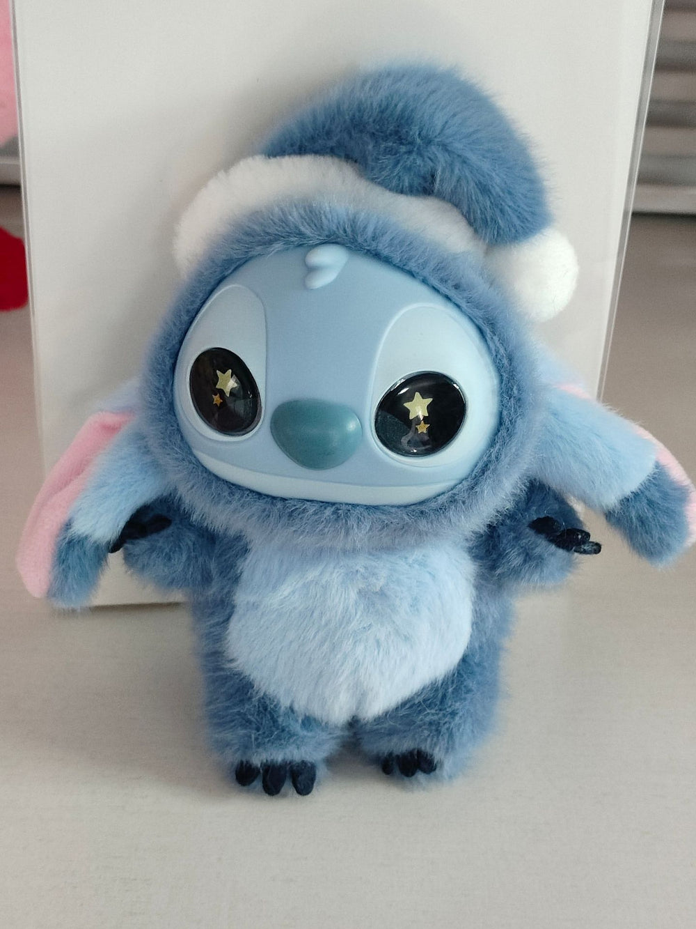Disney purple doll plush toy stuffed animal bag charm bb squeak cartoon doll kids girls gift wholesale