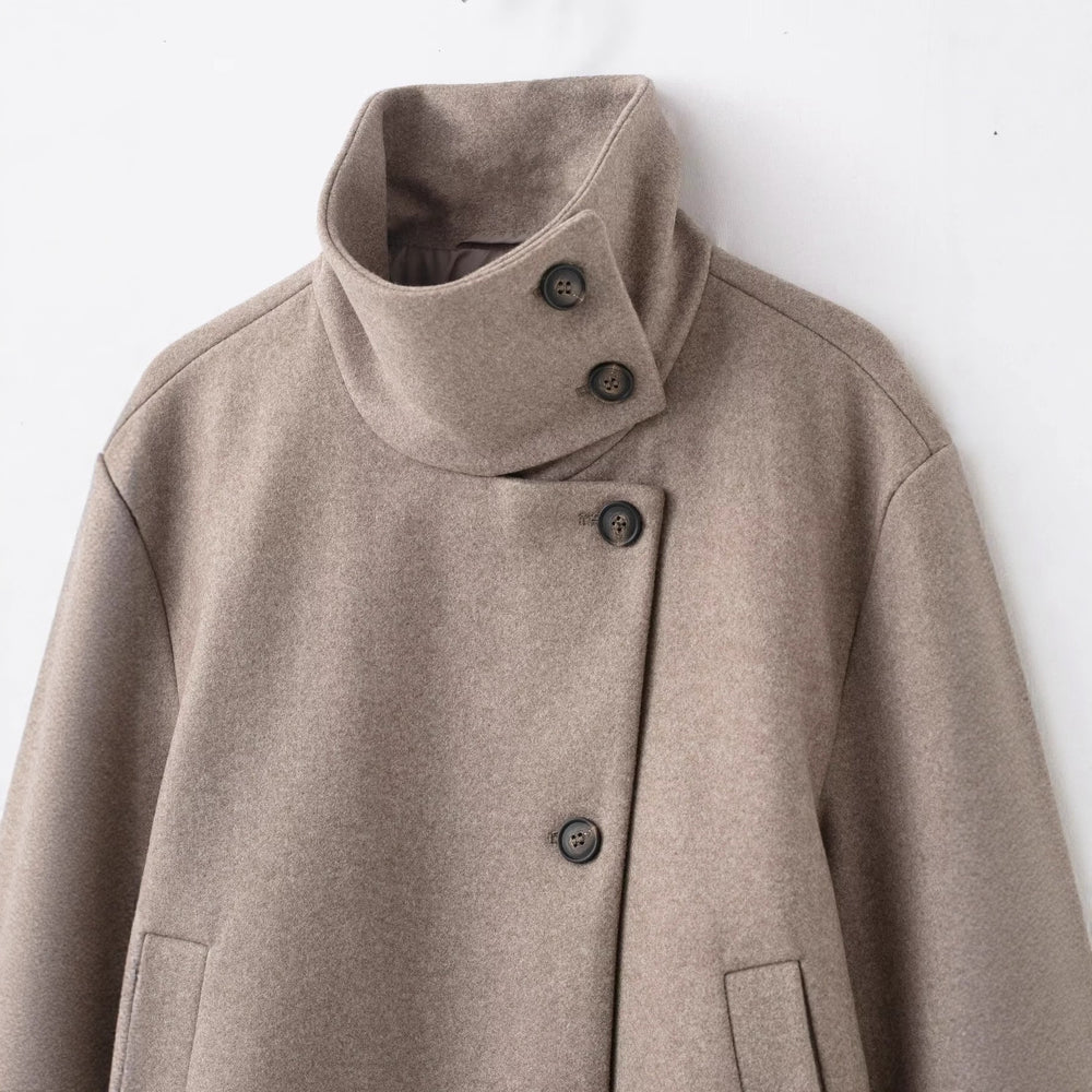 women's wholesale: european and american style  autumn/winter new arrivals - petite casual stand collar jacket/outerwear top