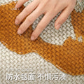 Carpet living room bedside sofa bedroom no-wash and wipeable round  new style accessible luxuryclassy sense no-maintenance floor mat