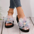 New plus size slide sandals women's fashion slippers cross-border export dropshipping flats
