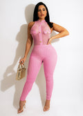 e-commerce source factory european and american fashion pit strip houndstooth printingpatchwork mesh sleeveless jumpsuit