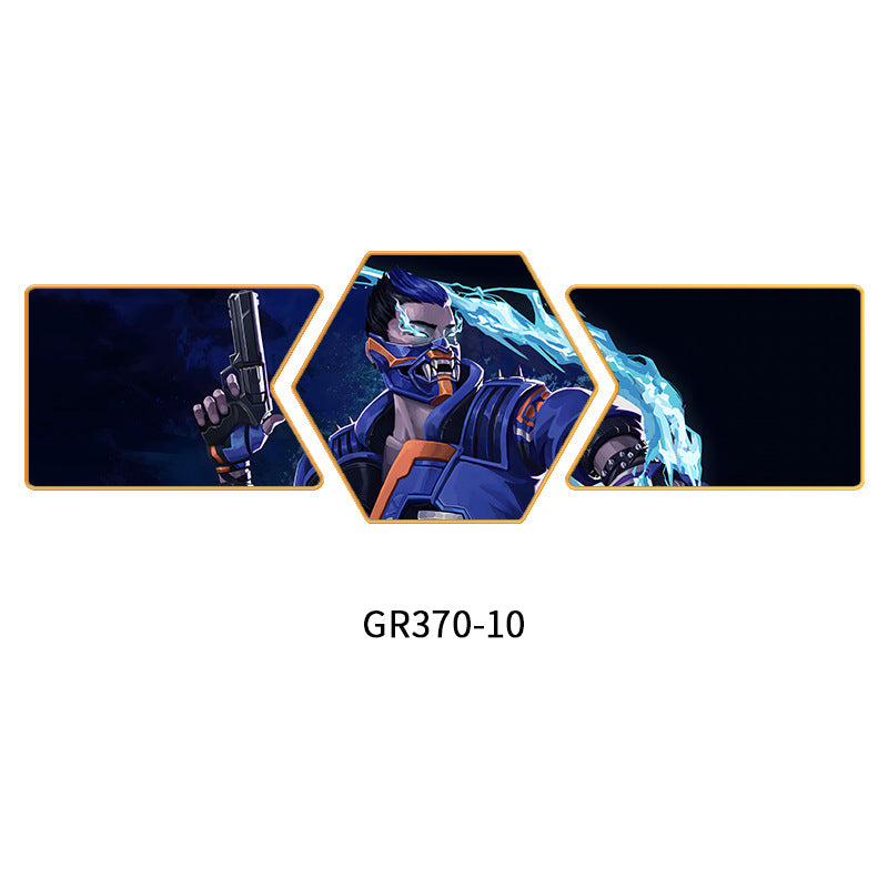 Fearless contract game decorative painting Internet cafe box aisle mural e-sports hotel background wall Valorante hanging painting