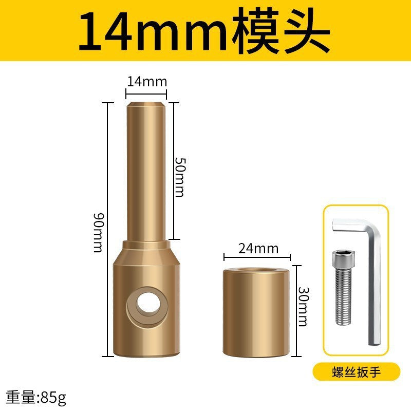 Ppr pipe repair tool pe leak repair handy gadget hole repair hot melter welding head pert repair glue stick